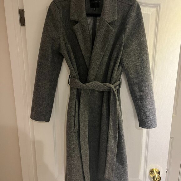 Dynamite grey wool coat - Picture 2 of 3